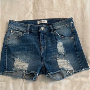 Guess blue Jean shorts